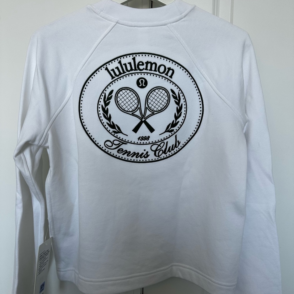 lululemon athletica White Tennis Club Sweatshirt